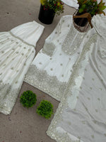 Heavy Embroidery Sequence Work Top-Plazo And Dupatta Set in Germany