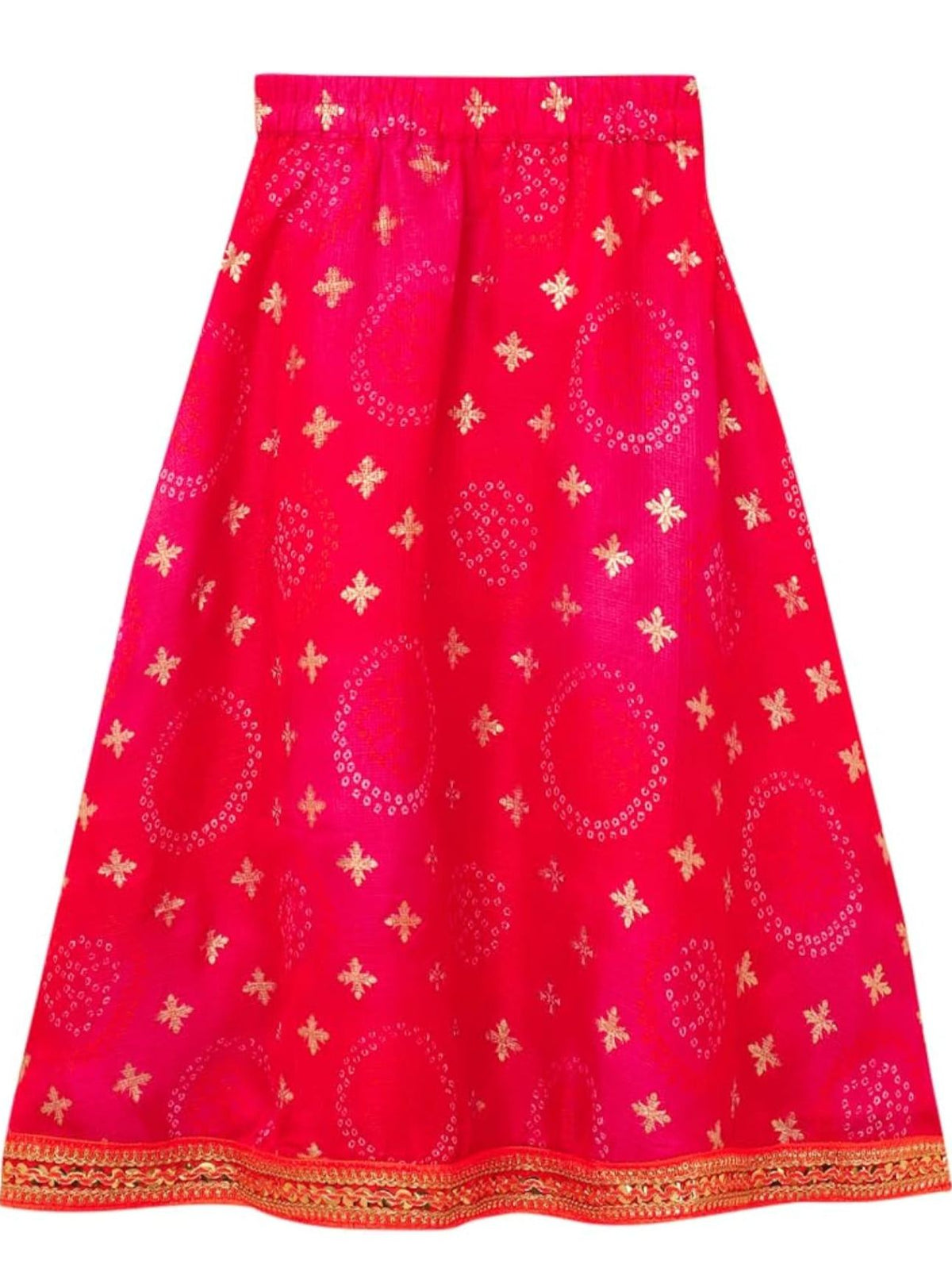 Girls Stylish Pink & orange Ready to Wear Lehenga & Blouse With Dupatta in Berlin