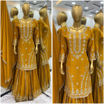 Pretty Heavy Faux Georgette Suit in Germany
