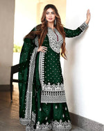 Beautiful Heavy Faux Georgette With Heavy Embroidery Sequence Work Suit in Berlin