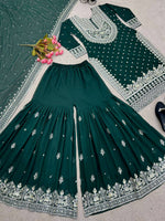 Beautiful Heavy Faux Georgette With Heavy Embroidery Sequence Work Suit in Berlin