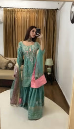 Heavy Chinnon silk With Embroidery Sequence Work Suit in Berlin Namma Markt