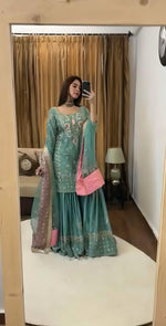 Heavy Chinnon silk With Embroidery Sequence Work Suit in Berlin Namma Markt