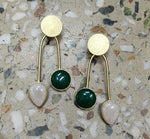 Gold Plated Drop | Leaf Shaped Western Drop Earrings in Germany