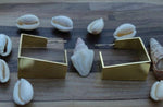 Brass Handmade Square Shape Hoop Earring for Women and Girls in Germany