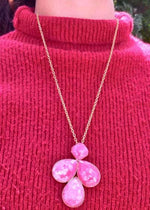 Premium Quality Handmade Brass Resin Stone Long Chain Necklace for Women and Girls in Berlin Namma Markt