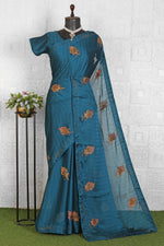 Embroidered Chiffon Saree in Berlin
