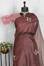 Embroidered Chiffon Saree in Berlin