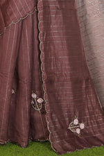 Embroidered Chiffon Saree in Berlin