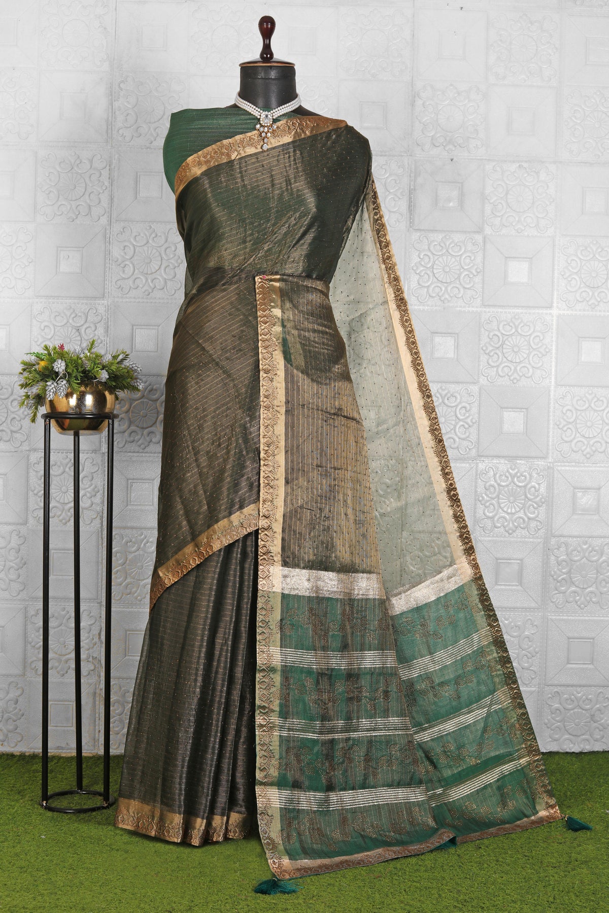 Chanderi Silk Saree in Germany