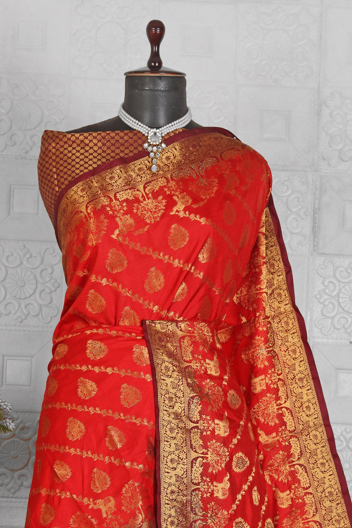 Women Chanderi Silk Saree in Germany