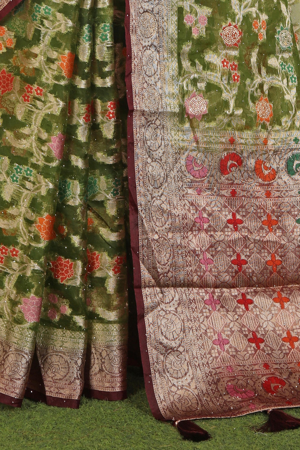 Chanderi Silk Saree in Germany