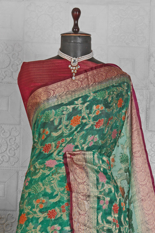 Beautiful Chanderi Silk Saree in Munich