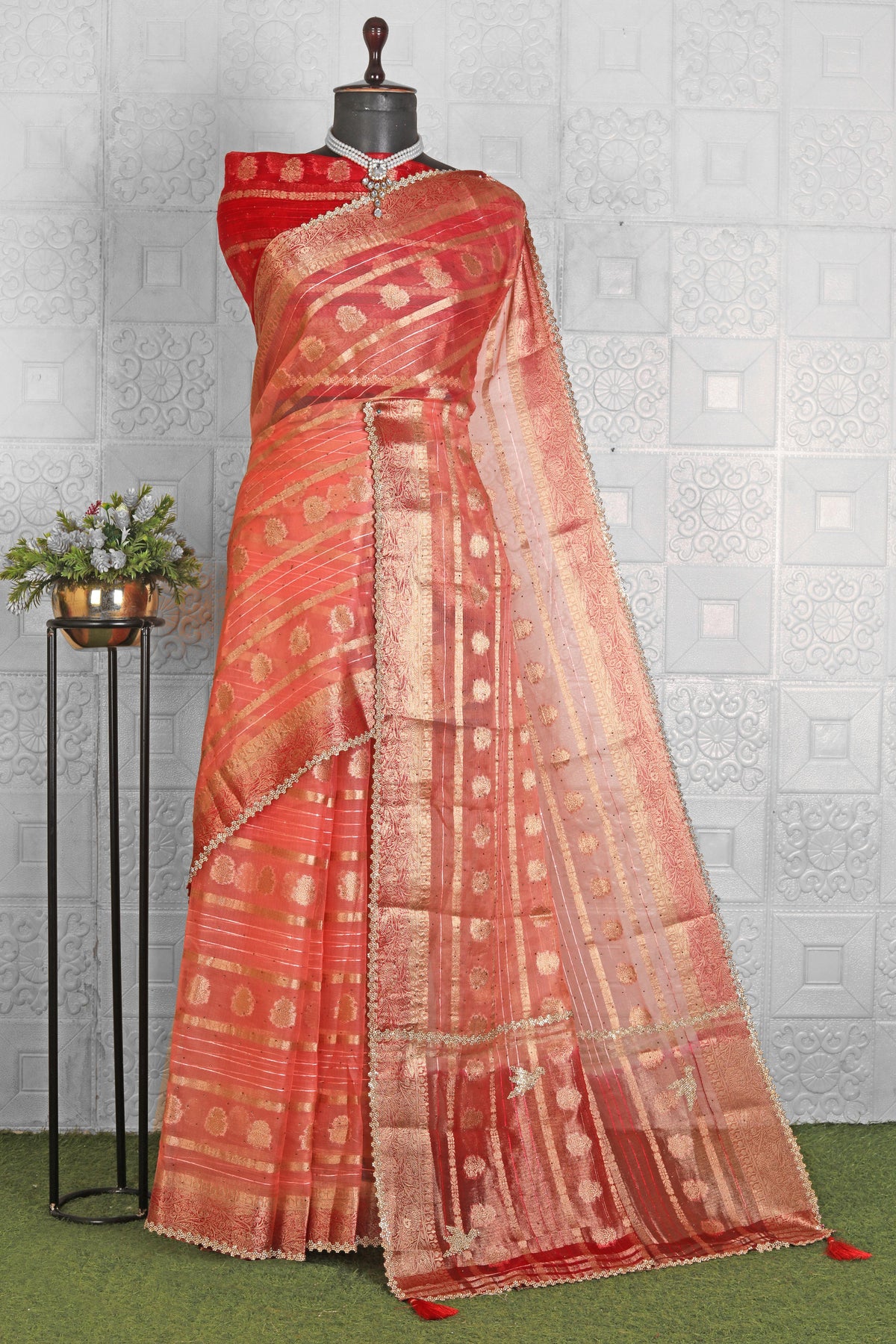 Chanderi Silk Saree in Germany