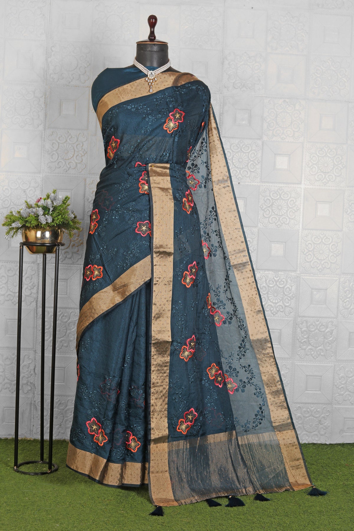Beautiful Chanderi Silk Saree in Berlin