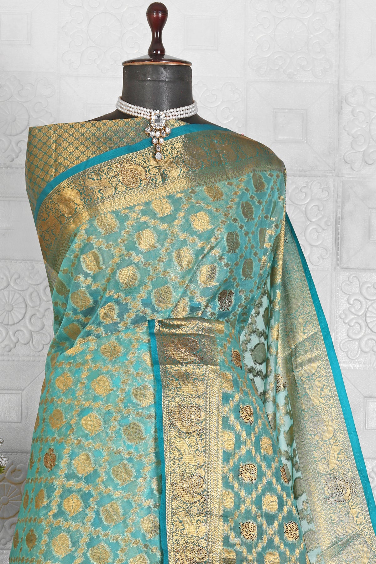 Chanderi Silk Saree in Germany