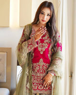 Party Wear Look Top-Plazzo and Dupatta in Germany