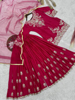 FANCY KURTI WITH BEAUTIFUL FLAIRED PLAZZO AND DUPATTA IN GERMANY