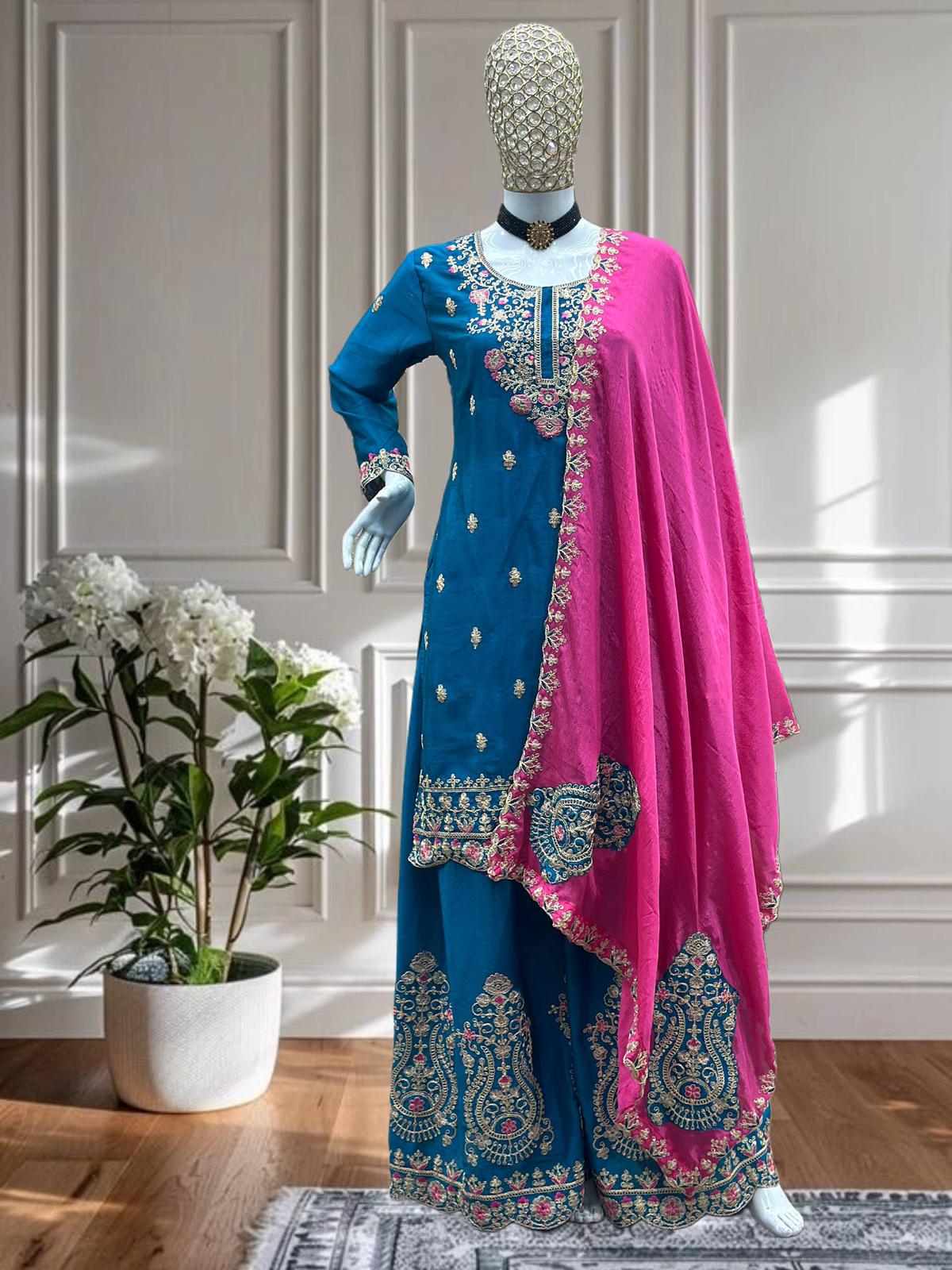 Beautiful luxury with this stunning Heavy Chinon Silk Suit in Berlin