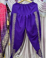 CHINON SILK PRINTED KAFTAN DHOTI PAIR SET IN GERMANY