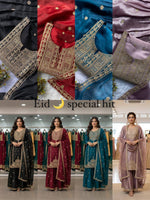 SEQUENCE EMBROIDERED TOP, SARARA AND DUPATTA IN MUNICH