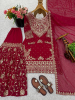 Elegant Embroidered Sequence Work Beautiful Designer Set in Germany
