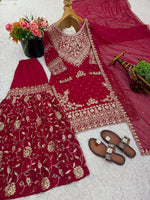 Elegant Embroidered Sequence Work Beautiful Designer Set in Germany