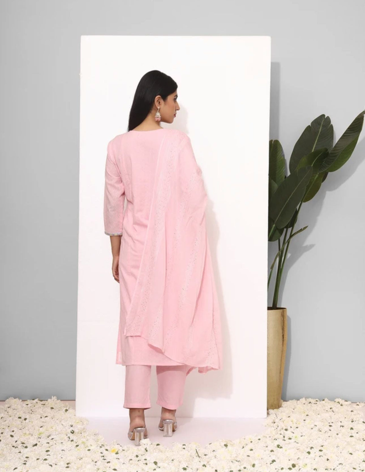 Pure Cotton Kurta with Trousers & Dupatta in Berlin