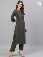Self Design Kurta with Trousers & Dupatta in Germany