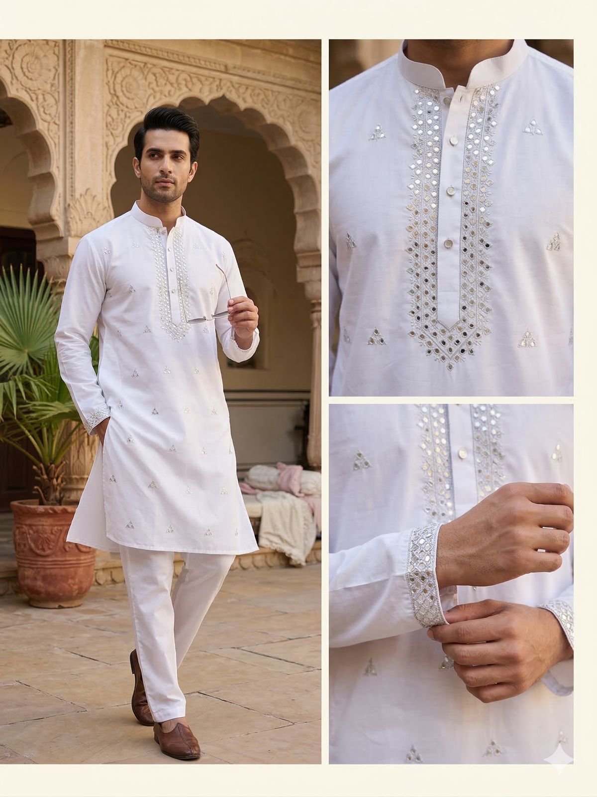 WHITE KURTA PAJAMA IN BERLIN