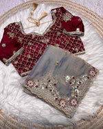 FENDY SARTIN SILK WITH BEAUTIFUL EMBROIDERY WORK SAREE IN GERMANY
