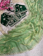 FENDY SARTIN SILK WITH BEAUTIFUL EMBROIDERY WORK SAREE IN BERLIN