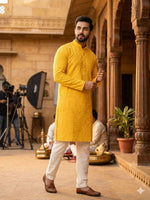 Embroidered Chikankari Kurta for Men In Germany Namma Markt