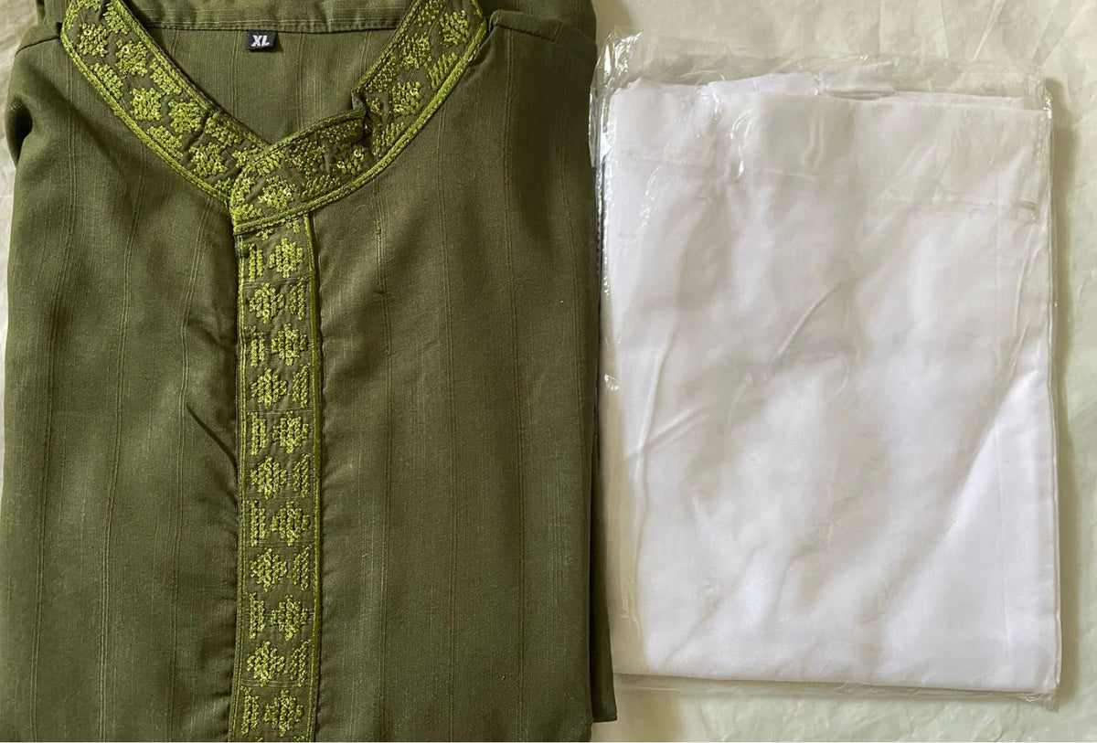 Mens Kurta Designer Magic Cotton Slub Kurta Payjama in Germany