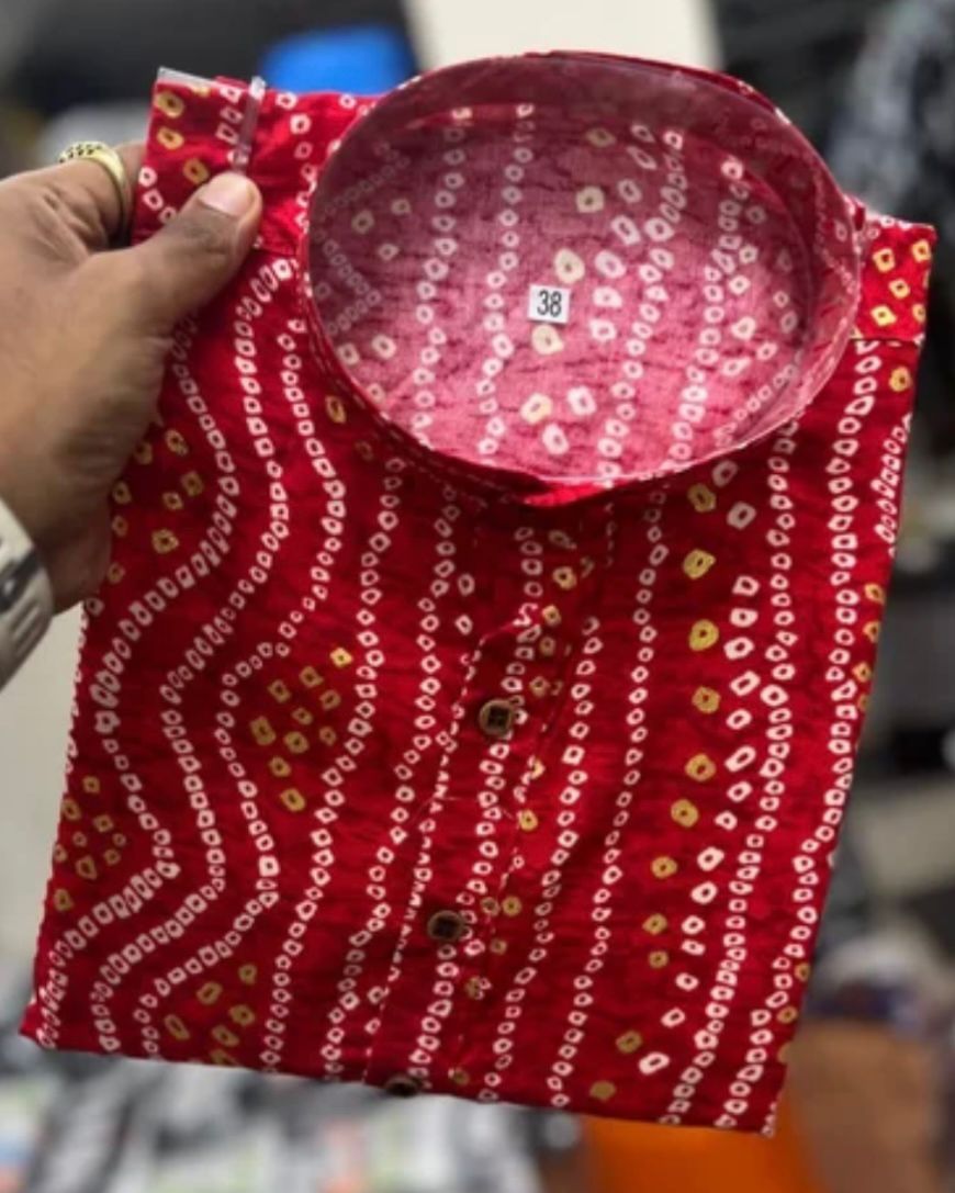 Men's ethnic printed kurta with Pajama in Berlin