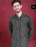 Men's ethnic printed kurta with Pajama in Berlin
