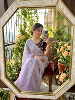 Lavender Unique Fendy saree in Berlin
