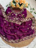 Violet Beautiful saree in Germany