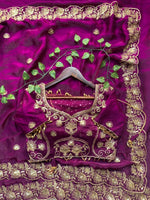 Violet Beautiful saree in Germany