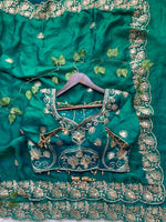 Emerald Green Beautiful saree in Germany