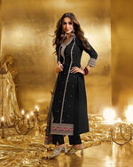 DESIGNER PARTY WEAR HEAVY EMBROIDERY CODING SEQUENCE WORK SUIT SET IN BERLIN