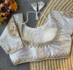 White Party wear heavy blouse in Berlin