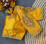 Yellow Party wear heavy blouse in Berlin