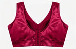 Burgundy satin Silk Readymade Blouse Fancy Sleeveless trendig Shining for Women in Germany