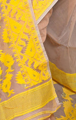 Ethnic Motifs Sequinned Handloom Jamdani Saree in Berlin