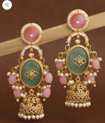 Rangoli Gold Jhumki Earrings in Germany