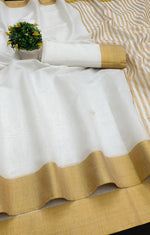 Zari Silk Cotton Designer Kasavu Saree in Berlin