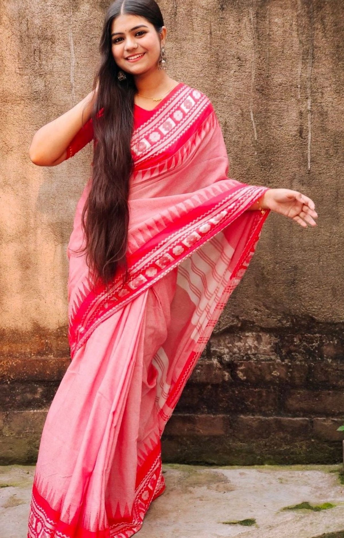 Ethnic Motifs Woven Design Khadi Saree in Berlin