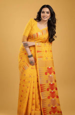 Ethnic Motifs Handloom Jamdani Saree in Germany