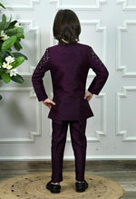 Boys' Woven Brocade Jodhpuri Bandhgala Suit Set with Pearl Mala | Kids Indo-Western Ethnic Receptions Dress in Germany